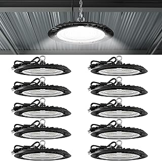 Sunco 10 Pack UFO LED High Bay Light 19,500LM 150W 5000K