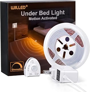 Dimmable Motion Activated Under Bed Light Strip
