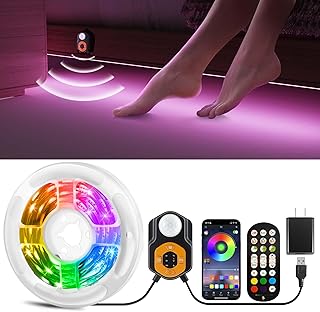 Motion Sensor Under Bed Light - 9.84ft, RGB with APP Control