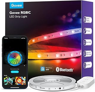 RGBIC LED Strip Lights, Smart App Control, 16.4ft