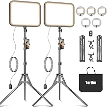 Torjim 12" LED Video Light Kit