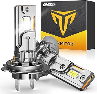 H7 Light Bulbs, 30,000LM, 6500K White, Pack of 2