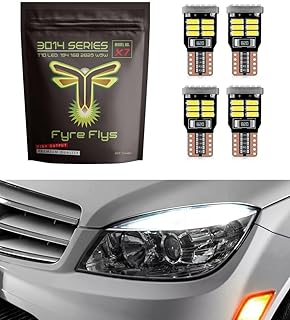 LED Eyebrow Light Bulbs for Mercedes W204, White