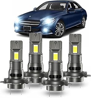 H7 Light Bulbs Combo for Mercedes, Pack of 4