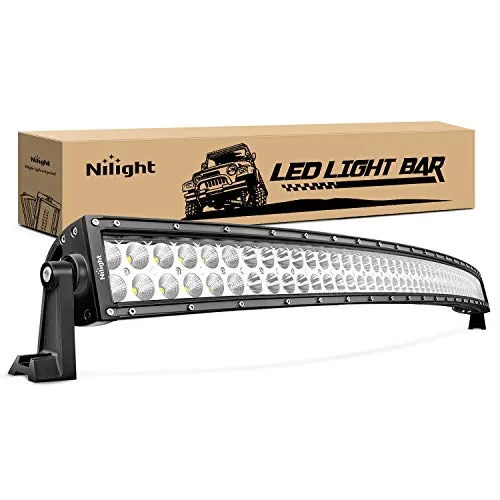 Nilight 42in 240W Curved LED Light Bar Combo Beam