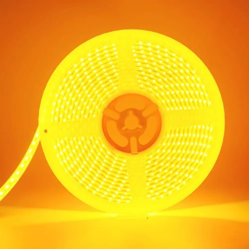 YM E-Bright 16.4ft Amber LED Strip IP68 Waterproof