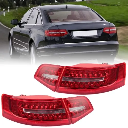 MZORANGE Audi A6 C6 LED Tail Light Set 4PCS