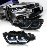COOLCMP BMW F30 F31 LED Headlights with Animation DRL