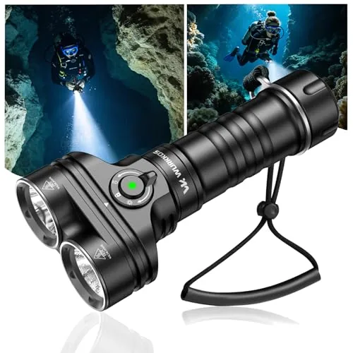 Wurkkos DL05 6000LM Dual-Head Scuba Dive Light