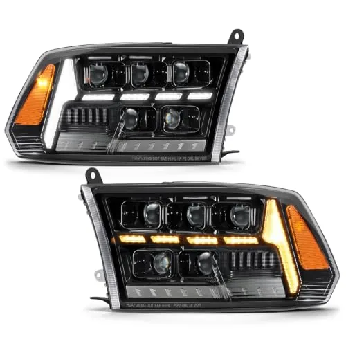 Partsam Ram 1500/2500/3500 Full LED Projector Headlights