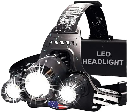 DanForce Bold-S 1080-Lumen USB Rechargeable Headlamp