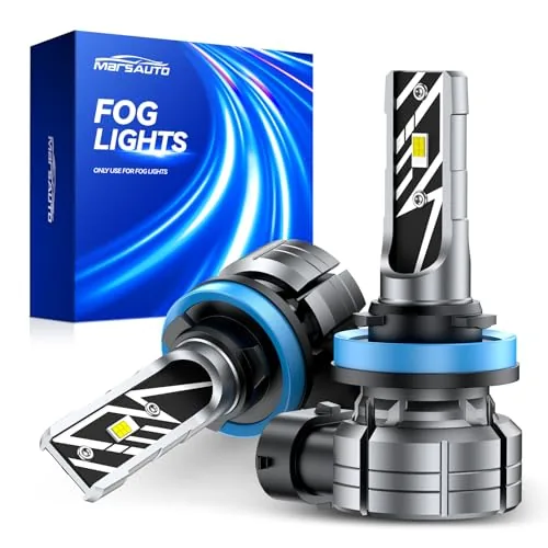 Marsauto MF1A H11/H8/H16 LED Fog Bulbs 14000LM 2-Pack