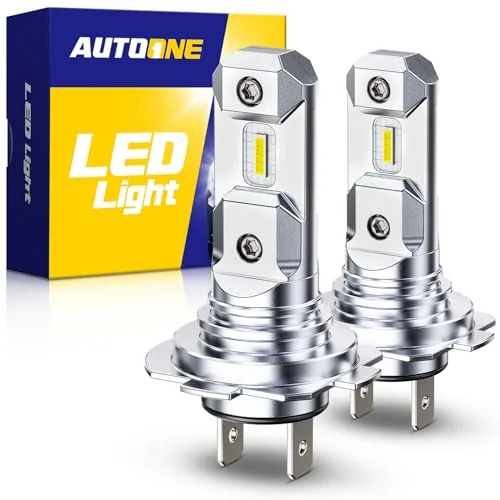 AUTOONE H7 LED Bulbs 1:1 Mini Size 80000LM 6000K