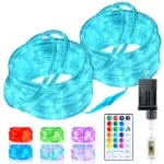 Minetom 66ft Color Changing Rope Lights 200 LED