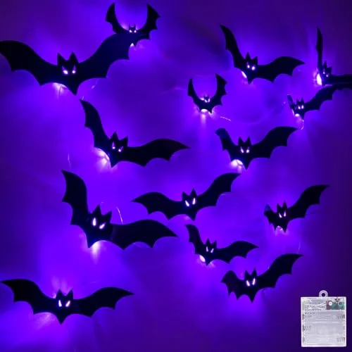 Kelumi 20-Pack Bat Fairy Lights with Centralized Control