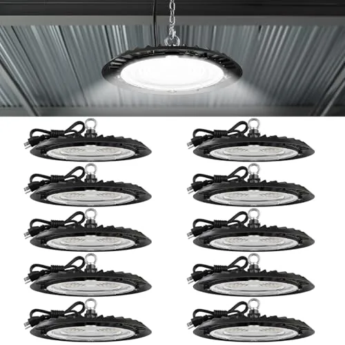 Sunco UFO LED High Bay 150W 10-Pack 19500LM