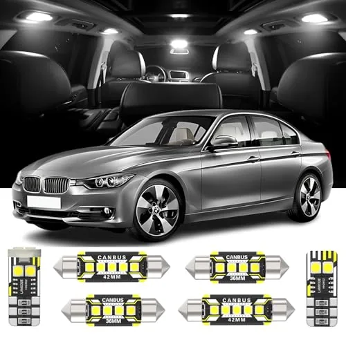AENVTOL BMW F30 LED Interior Kit 8-Piece White