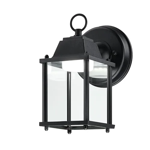LIT-PaTH LED Outdoor Wall Light 5000K Black 10W