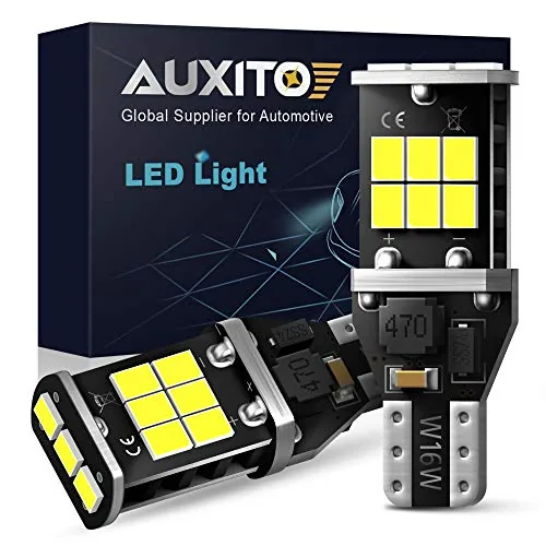 AUXITO 921/912 LED Reverse Bulbs 6000K 15-SMD Pack of 2