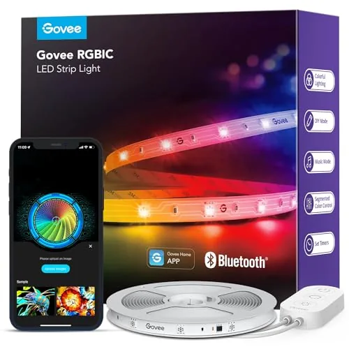 Govee RGBIC 16.4ft LED Strip with App Control