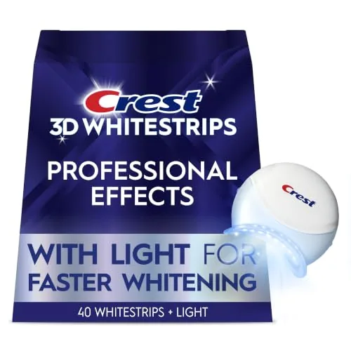 Crest 3D Whitestrips Professional Effects + LED Light Kit