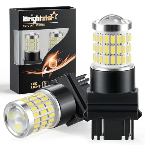iBrightstar 3157 LED Bulb 54SMD Reverse Brake Light 2-Pack