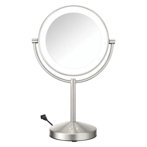 Conair LED Vanity Mirror 10x Magnification Satin Nickel
