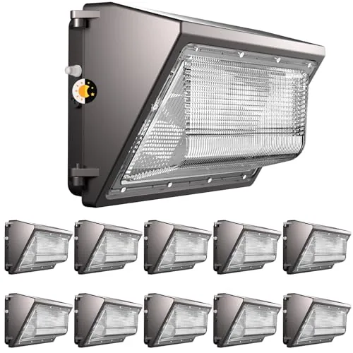 Lightdot 150W LED Wall Pack 10-Pack, 22500LM